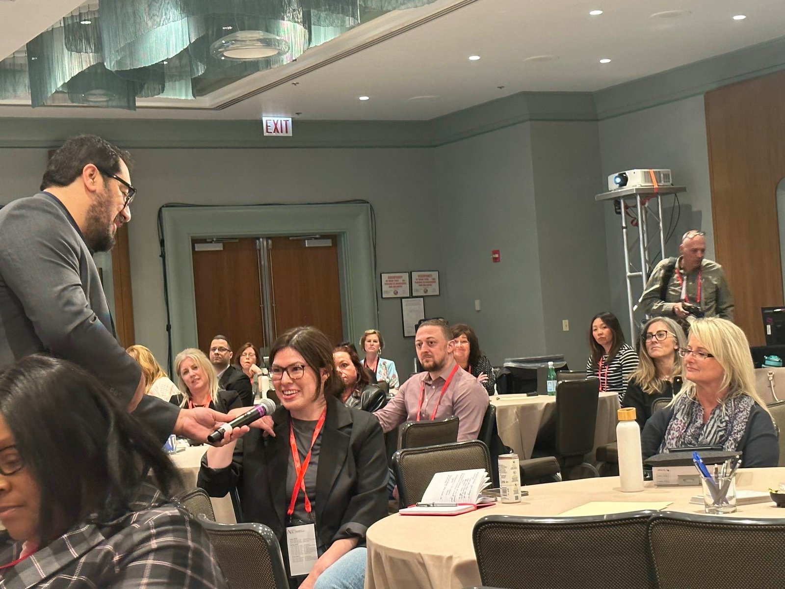 Danish Butt on the ACC Legal Ops Con 2024 panel in Chicago on benchmarking and presenting influential data to leadership